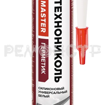 Фото №0 Герметик силик унив 280мл  (белый) ТехноНИКОЛЬ (12) П