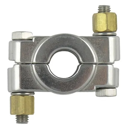 Фото №0 Санитарный двухболтовый зажимной хомут 13МНР75 1/2"-3/4" 1.062