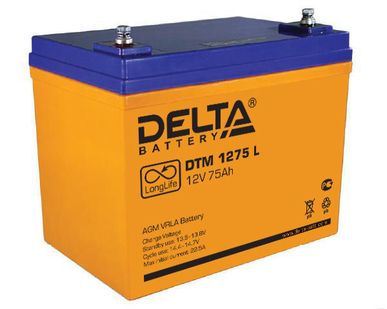 фото Аккумуляторная батарея Delta DTM 1275 L