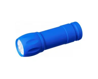 фото Фонарь FOCUSRRAU 1005 9 светодиод син резина, влагонепр
