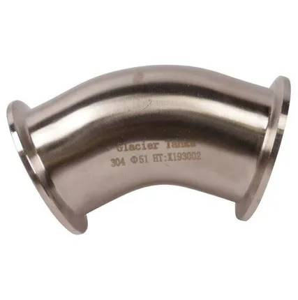 Фото №0 Стальной отвод 45° TRI-CLAMP 2”