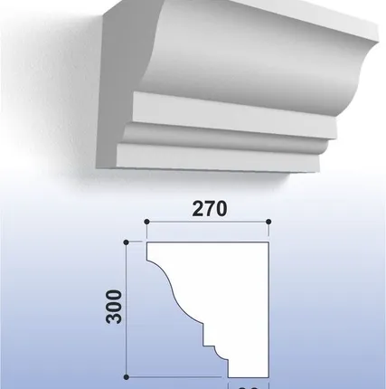 Фото №0 Карниз (лепнина) К069, декоративная отделка