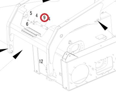 фото Палец гильзы цилиндра поворота ковша Sunward SWL2810