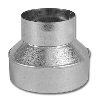 Фото №0 Переход Ø125x150 оцинкованная сталь