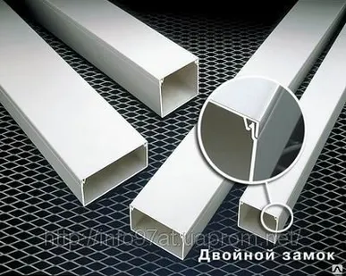 фото Кабель канал 10х15 (двойной замок)