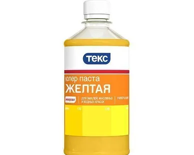 фото Колорант Текс №3 универсальный желтый 0.5 л