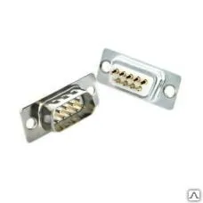 Фото №0 Вилка 9pin.(п) на кабель под пайку DB-9M