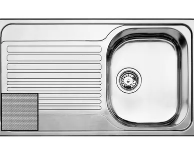 фото Кухонная мойка Blanco Tipo 45S Compact Декоративная сталь 513675 Blanco