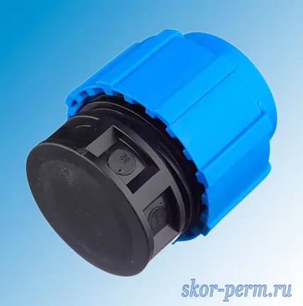 Фото №1 Заглушка цанговая ПЭ трубы 32