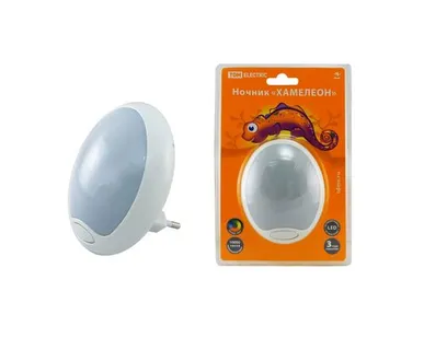 фото Фонарь ночник ХАМЕЛЕОН D85 с выкл 0,5Вт 220В TDM #6779