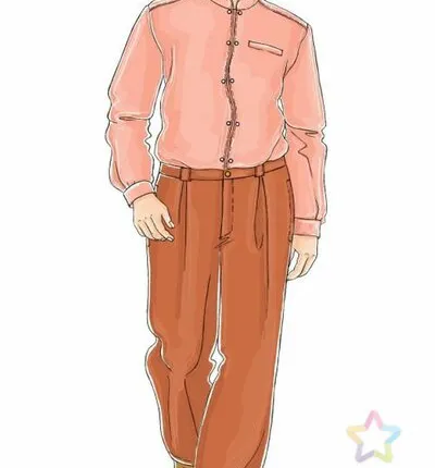 Фото №0 Выкройка: розовая рубашка от 1 шт.