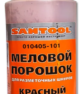 фото Меловой порошок 100гр. для разметочных шнуров, синий SANTOOL