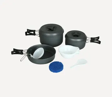 фото Набор Посуды Сплав 2 Кастрюли 1 Сковородка (2-3 Персоны)