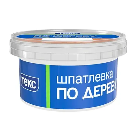 Фото №0 Шпатлевка по дереву Текс белая 0,25 кг