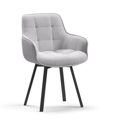 Фото №0 Стул Спин Velutto сталь, черный