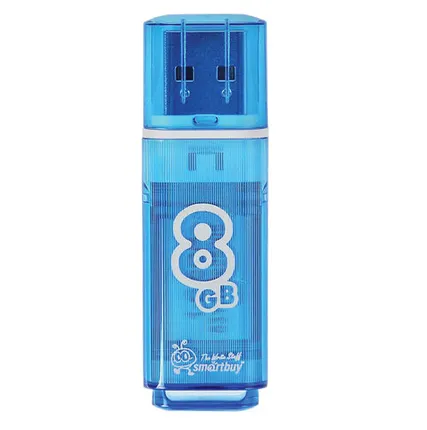 Фото №0 Флэш-диск (флэшка) USB 8Gb SmartBuy Glossy Blue (SB8GBGS-B)