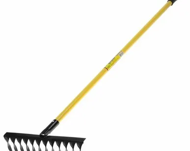 фото Грабли витые 12 зубьев с черенком ГВ-12 (Усадьба Люкс)