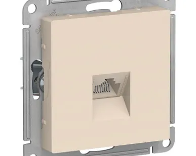 фото Механизм розетки компьютерной AtlasDesign RJ45 беж. SchE ATN000283