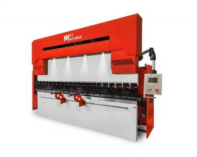 фото Гидравлический листогибочный пресс с ЧПУ и автоматической компенсацией прогиба MetMachine SBPA-8025D