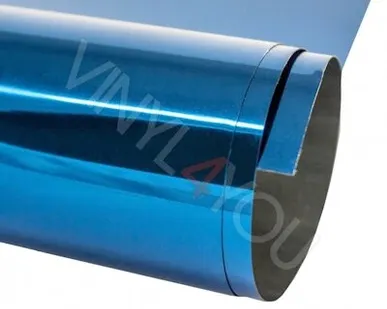 фото Пленка Хром синий Premium