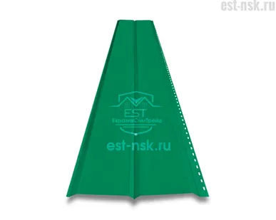 фото Металлический сайдинг Брус Pe 0.5 | RAL 6005 Зелёный мох