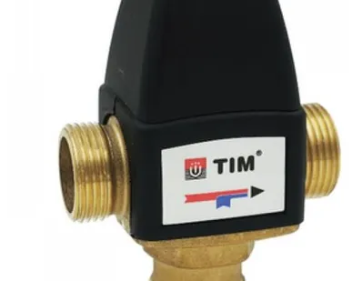фото Трехходовой смесительный клапан термостатический Tim BL3110C04 муфтовый (НР), Ду 25 (1"), Kvs 1.6