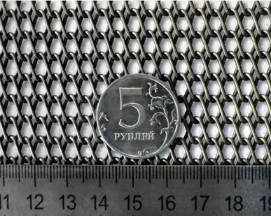 фото Транспортерная сетка Тип-9 сборная одинарная 12x5x6 мм 12Х18Н10Т