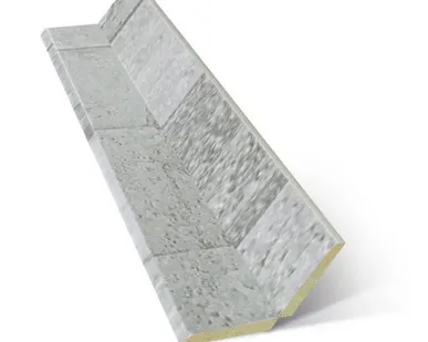 фото Угол складной МДФ с ПВХ 2700*28*28мм Доломит серый , Lord Uberture