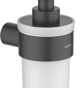 фото Дозатор для жидкого мыла Aquatek Лира чёрный/белый AQ4405MB