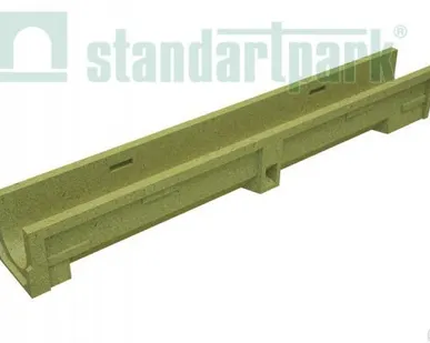 фото Лоток водоотводный полимербетонный CompoMax Basic ЛВ-10.14.13