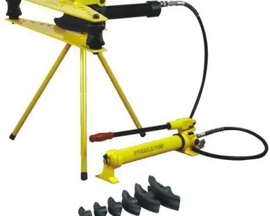 фото Трубогиб гидравлический ручной ТРГ2-2Т с выносным насосом, на треноге