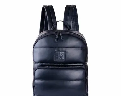 фото Черный рюкзак из экокожи в стиле унисекс TJ COLLECTION YH 8440121 BLI