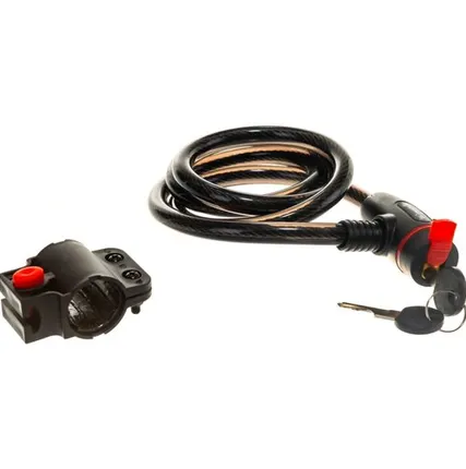 Фото №0 Замок тросовый универсальный с держателем 12х1200 мм Matrix