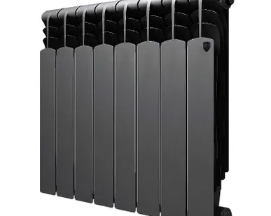 фото Радиатор Royal-thermo серии Revolution Bimetall 500, Черный графитовый