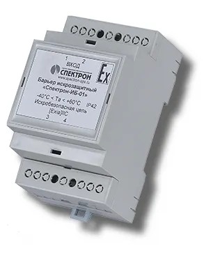 Фото №0 Спектрон-ИБ-02 Барьер искрозащиты шлейфов сигнализации, одноканальный