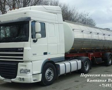 фото Перевозка патоки автоцистернами 