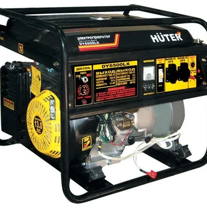 Фото №0 Huter Портативный бензогенератор HUTER DY6500LX