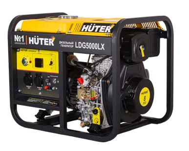 фото Электрогенератор дизельный LDG 5000LX Huter