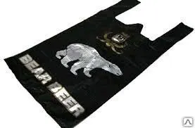 Фото №0 Пакет майка ПНД 31*56 Белый Медведь