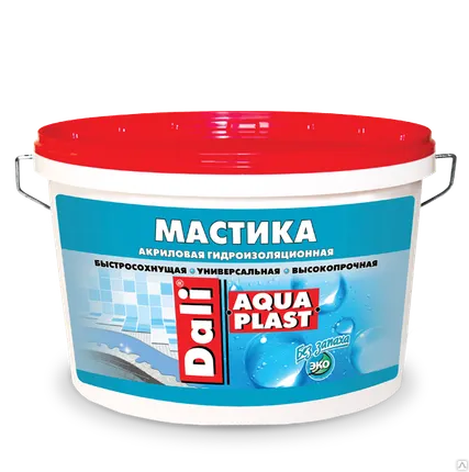 Фото №0 Мастика 5л АКВАПЛАСТ DALI Рогнеда (голубой) ЭК