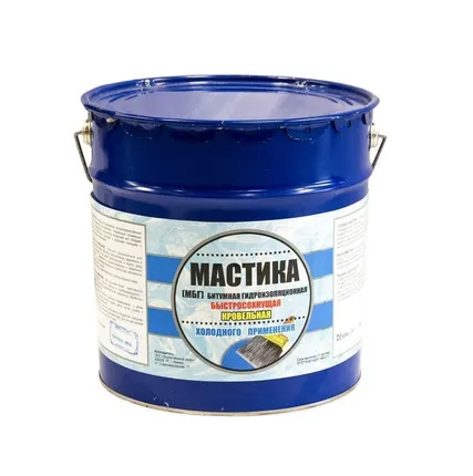 Фото №0 Мастика битумно-полимерная ХозДвор МБП 20 кг