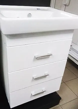 Фото №0 Тумба Тигода 60 3-ящика выдв без умывальника