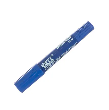 Фото №0 Маркер строительный перманентный тонкий 1 мм, удлиненное перо, красный FIT, 1 шт