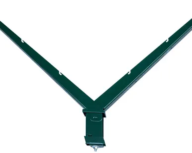 фото Наконечник V на столб 62х55 RAL 6005