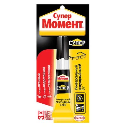 Фото №0 Клей "Супер Момент" 3г.