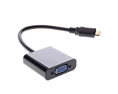 фото Конвертер mini HDMI (M) на VGA(F) 0.2m