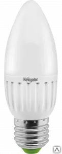 фото Лампа светодиодная 94 483 NLL-P-C37-5-230-4K-E27-FR Navigator 4607136944831