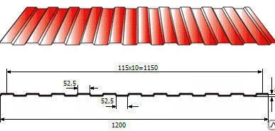 фото Профнастил С-8, RAL 8017 (Шоколадно-коричневый)