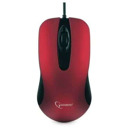 Фото №0 Мышь Gembird MOP-400-R Red USB