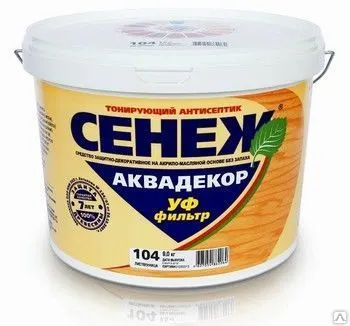 Фото №0 Сенеж деревозащитное средство слива 2,5л